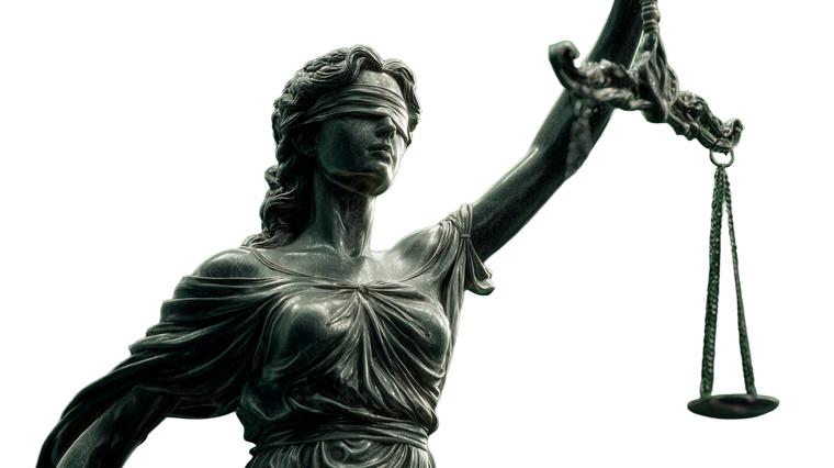 Lady Justice Statue V7 Vinyl Car Decal Sticker – Waterproof & UV-Resistant 5.4