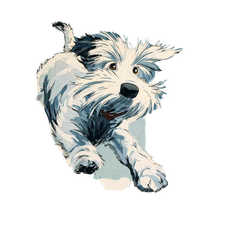 Flying Schnauzer Vinyl Car Decal Sticker – Waterproof & UV-Resistant 6.826666666666667"