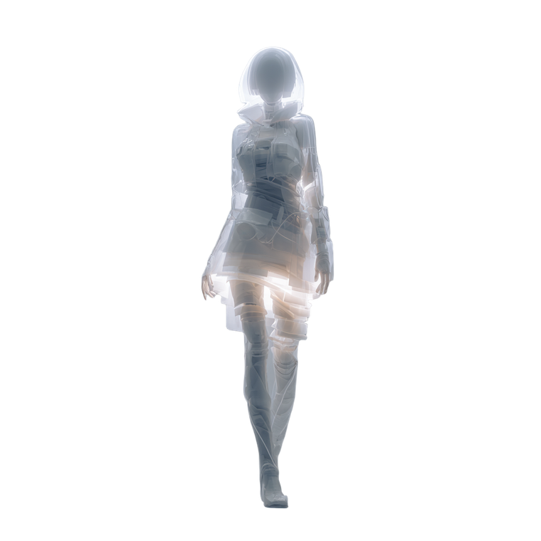 Post-Human Android Vinyl Car Decal Sticker – Waterproof & UV-Resistant 3.4133333333333336"