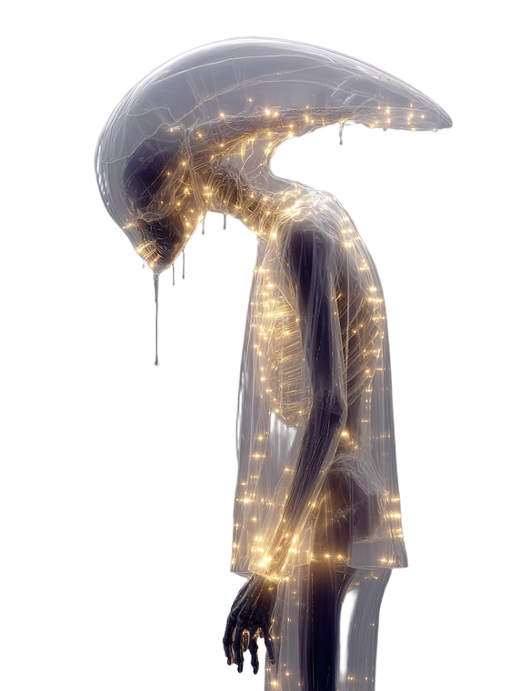 Transparent Aliens Vinyl Car Decal Sticker – Waterproof & UV-Resistant 8.213333333333333"