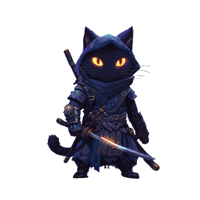 Ninja Cat V15 Vinyl Car Decal Sticker – Waterproof & UV-Resistant 3.4133333333333336"