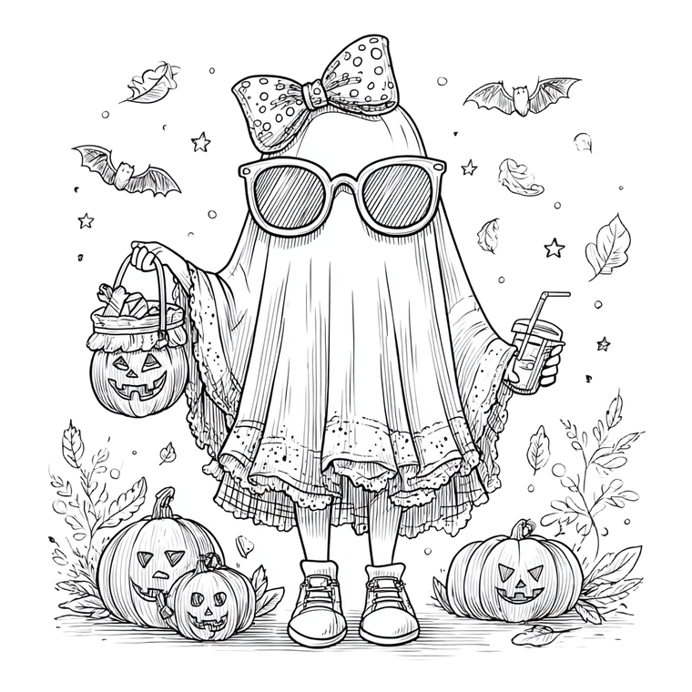 Cute Halloween Ghost V11 Vinyl Car Decal Sticker – Waterproof & UV-Resistant 6.826666666666667"