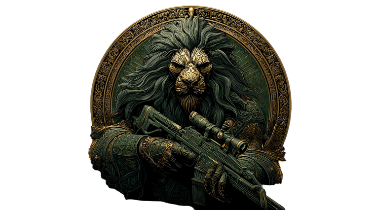 Golden Lion Logo V2 Vinyl Car Decal Sticker – Waterproof & UV-Resistant 5.4