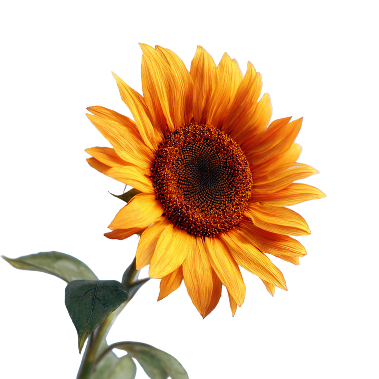 Realistic Sunflower V2 Vinyl Car Decal Sticker – Waterproof & UV-Resistant 6.826666666666667"