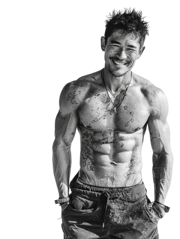 Young Bodybuilders Selfie Vinyl Car Decal Sticker – Waterproof & UV-Resistant 8.213333333333333"
