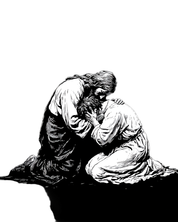 Comforting Embrace V5 Vinyl Car Decal Sticker – Waterproof & UV-Resistant 4.0"