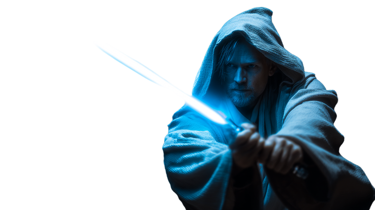 Jedi Battle Vinyl Car Decal Sticker – Waterproof & UV-Resistant 2.72"