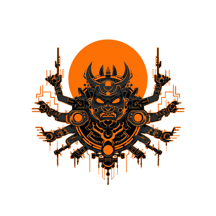 Asura Cyberpunk Logo Vinyl Car Decal Sticker – Waterproof & UV-Resistant 3.4133333333333336"