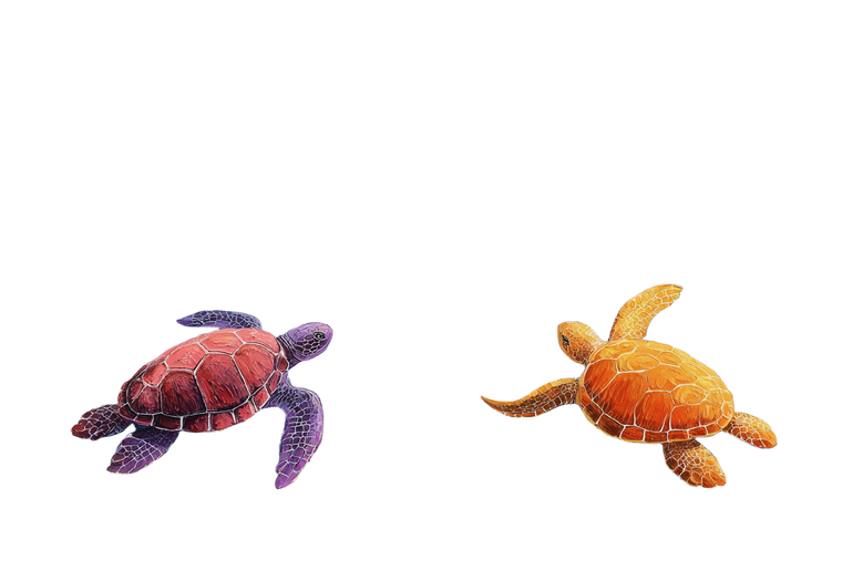 Turtle T-Junction Vinyl Car Decal Sticker – Waterproof & UV-Resistant 2.986666666666667"