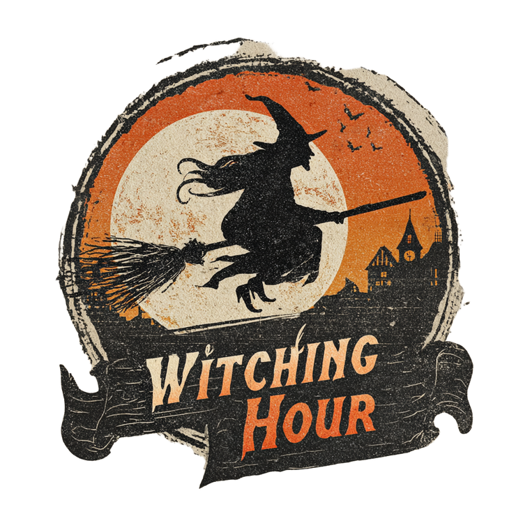 Classic Witch Silhouette Vinyl Car Decal Sticker – Waterproof & UV-Resistant 3.4133333333333336"