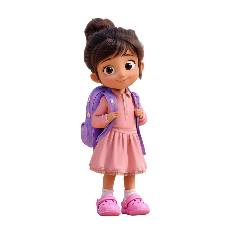 Cartoon Schoolgirl Vinyl Car Decal Sticker – Waterproof & UV-Resistant 6.826666666666667" Cartoon Schoolgirl Vinyl Car Decal Sticker – Waterproof & UV-Resistant 6.826666666666667"