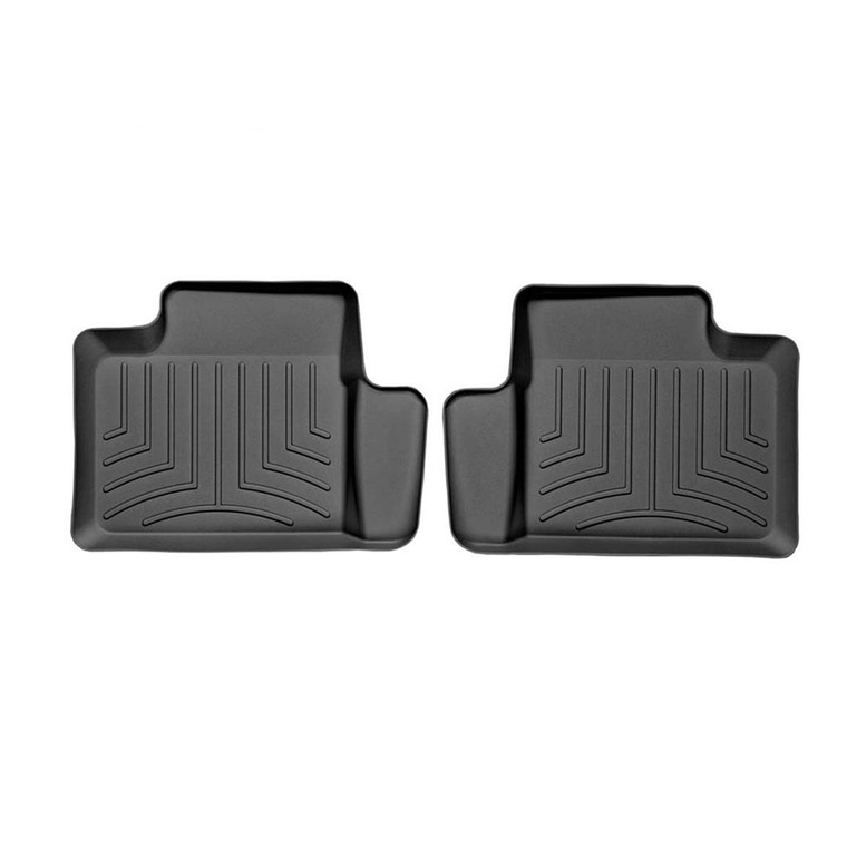 Ultimate Protection for 2005-2015 Toyota Tacoma | WeatherTech Floor Liner | Molded Fit, Channels, Logo | Black TPO Material