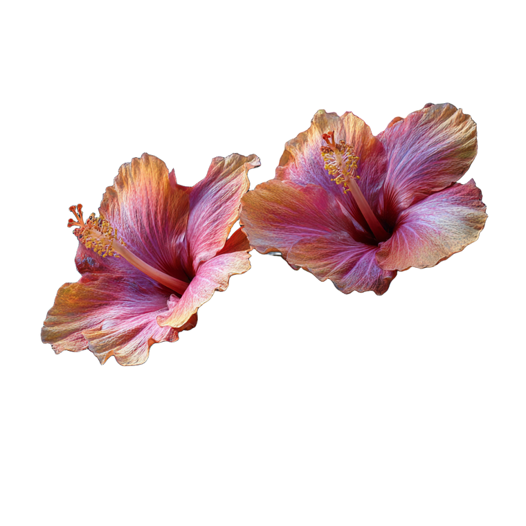 Hibiscus Formation Vinyl Car Decal Sticker – Waterproof & UV-Resistant 6.826666666666667"