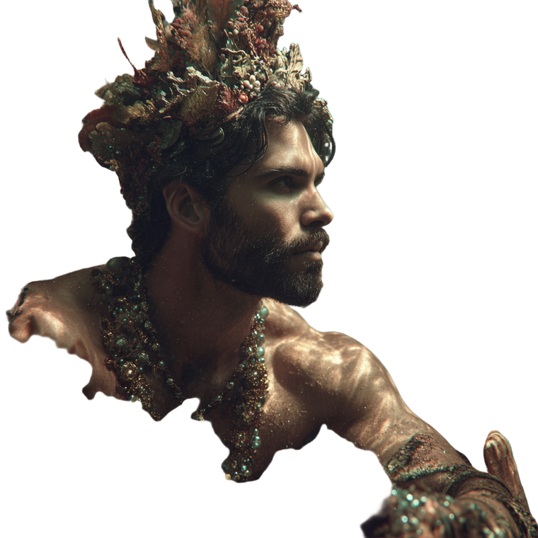 Beautiful Merman V2 Vinyl Car Decal Sticker – Waterproof & UV-Resistant 6.826666666666667"