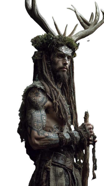 Cernunnos Portrait Vinyl Car Decal Sticker – Waterproof & UV-Resistant 4.8533333333333335"