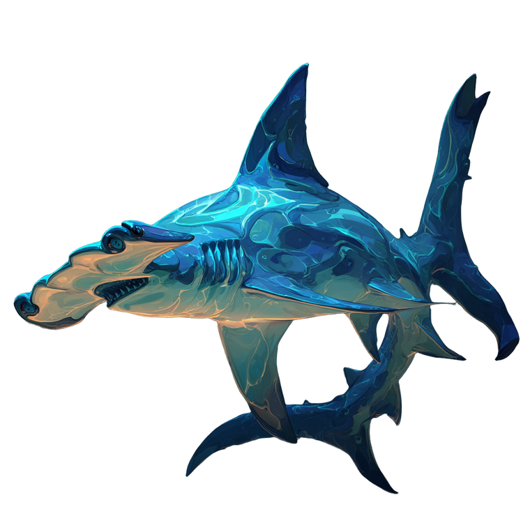 Stylized Shark V2 Vinyl Car Decal Sticker – Waterproof & UV-Resistant 3.4133333333333336"