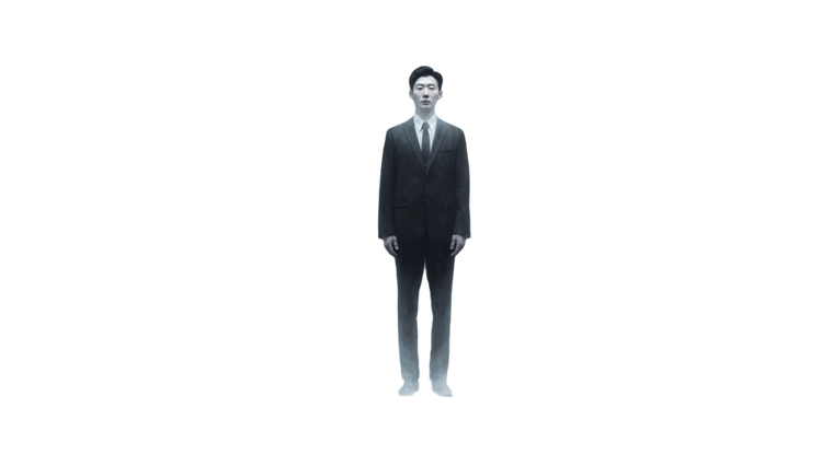 Ghostly Korean Man Vinyl Car Decal Sticker – Waterproof & UV-Resistant 5.4