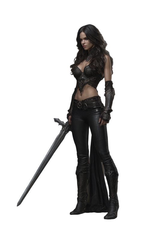 Dark Fantasy Warrior V123 Vinyl Car Decal Sticker – Waterproof & UV-Resistant 4.4