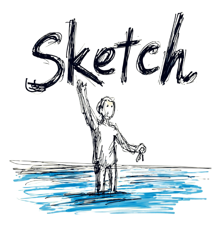 Silhouette Sketch Holder Vinyl Car Decal Sticker – Waterproof & UV-Resistant 3.52"