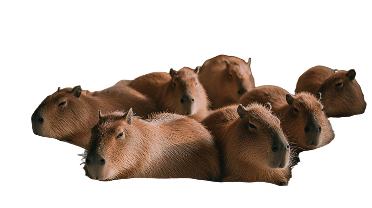 Capybaras In Penthouse Vinyl Car Decal Sticker – Waterproof & UV-Resistant 2.72"