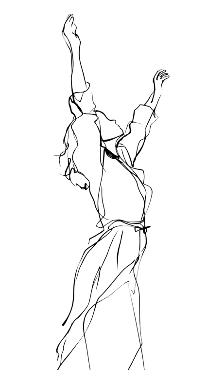Dancing Woman V26 Vinyl Car Decal Sticker – Waterproof & UV-Resistant 9.706666666666667"