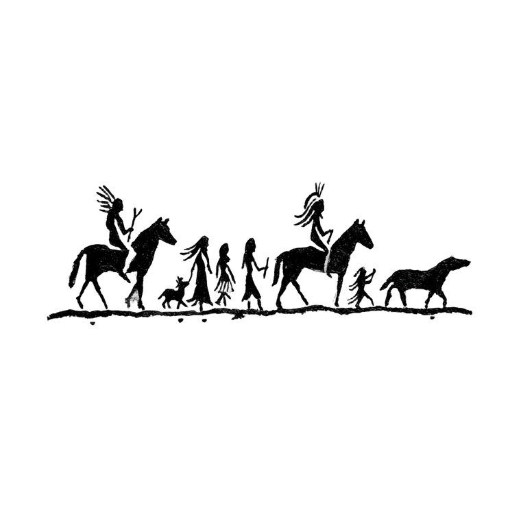 Ledger Art Family Vinyl Car Decal Sticker – Waterproof & UV-Resistant 3.4133333333333336"