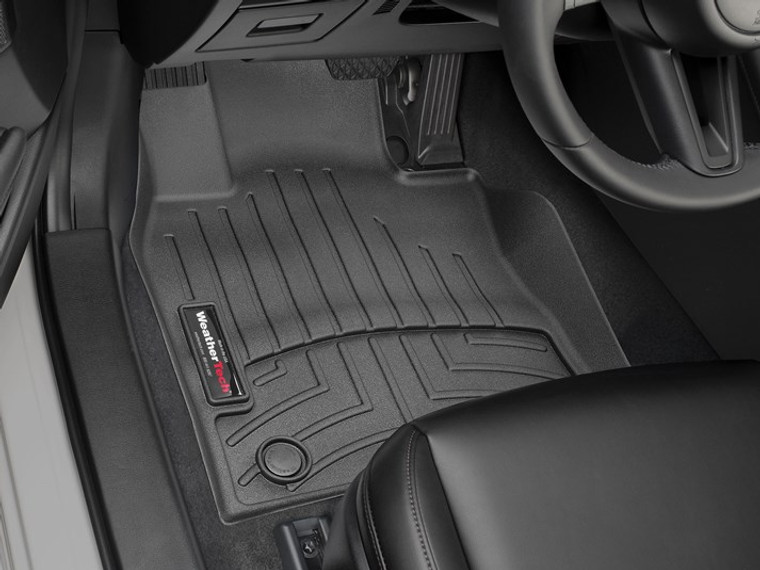 Ultimate Protection & Perfect Fit | Weathertech Floor Liner for Mazda 3 2019-2023 | Molded Fit, Fluid Channels, Black TPO Material