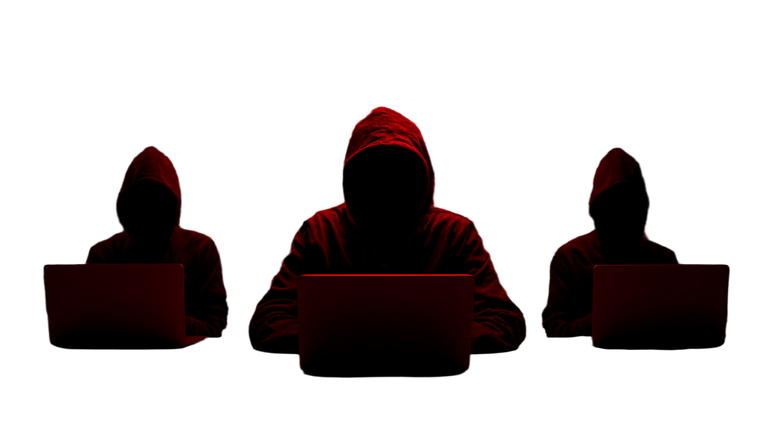 Hacker Hooded Figures Vinyl Car Decal Sticker – Waterproof & UV-Resistant 5.4