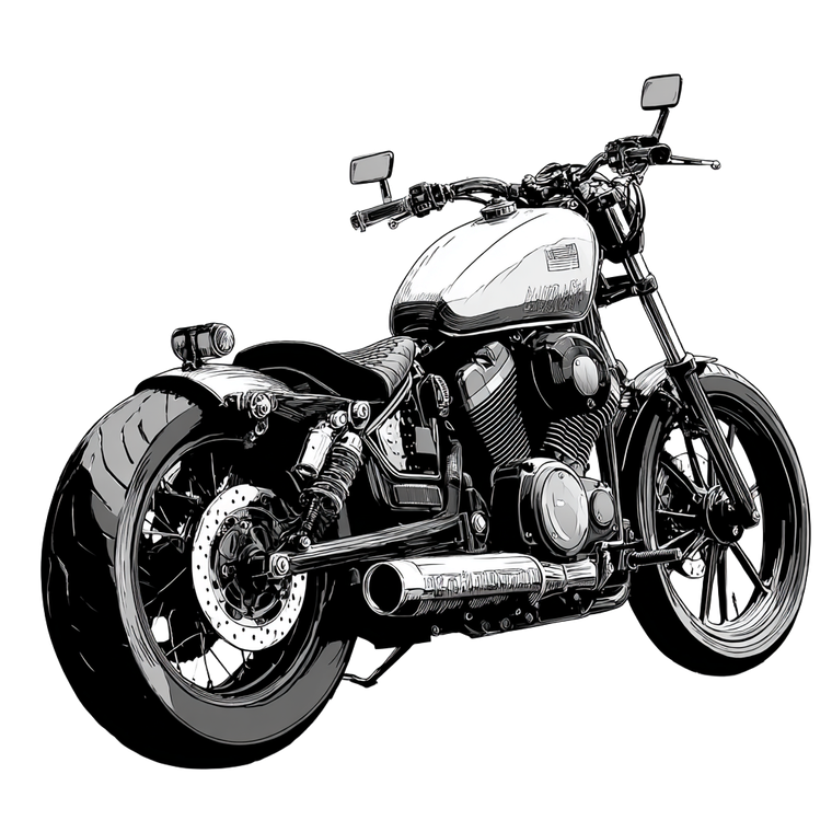 American Motorcycle Vinyl Car Decal Sticker – Waterproof & UV-Resistant 6.826666666666667"