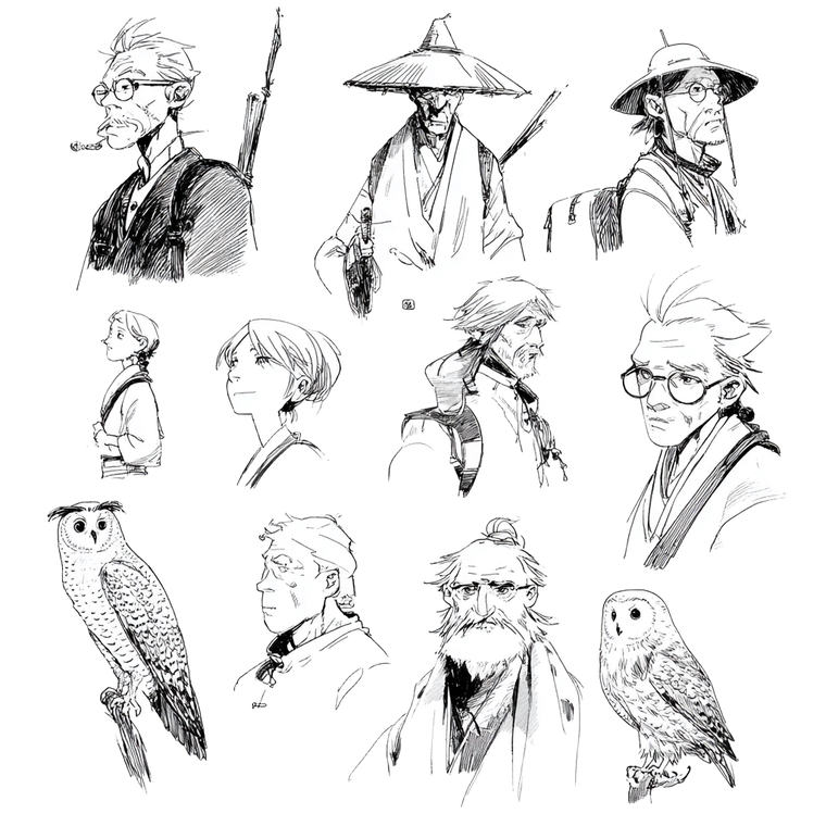 Ghibli Character Sketches Vinyl Car Decal Sticker – Waterproof & UV-Resistant 6.826666666666667"