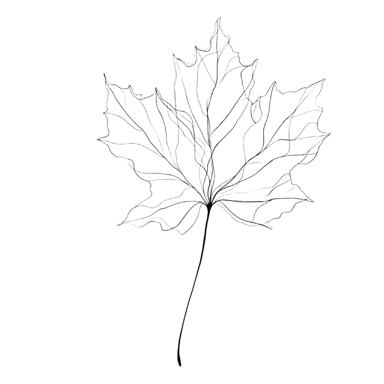 Autumn Leaf Vinyl Car Decal Sticker – Waterproof & UV-Resistant 3.4133333333333336"