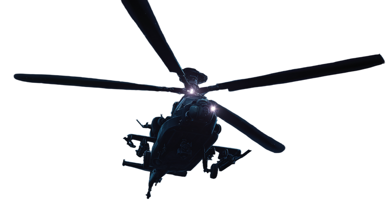 Stealth Attack Helicopter Vinyl Car Decal Sticker – Waterproof & UV-Resistant 5.4