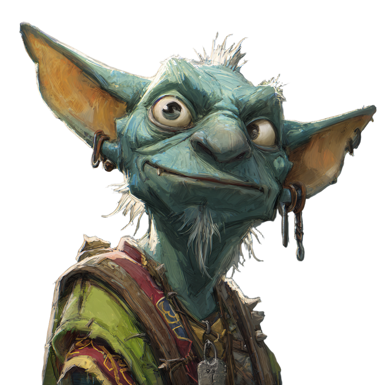 Dumb Goblin V2 Vinyl Car Decal Sticker – Waterproof & UV-Resistant 3.4133333333333336"