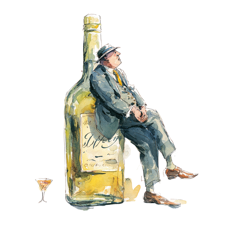 Whimsical Al Capone Vinyl Car Decal Sticker – Waterproof & UV-Resistant 3.4133333333333336"