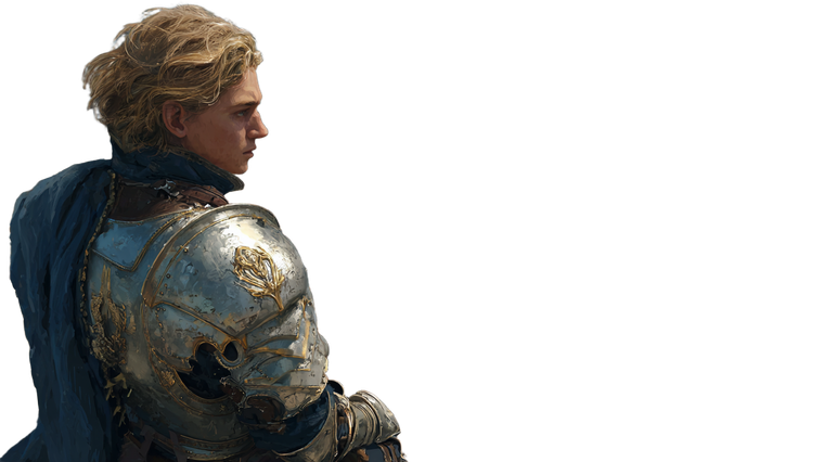 Blonde Armored Warrior V2 Vinyl Car Decal Sticker – Waterproof & UV-Resistant 2.72"