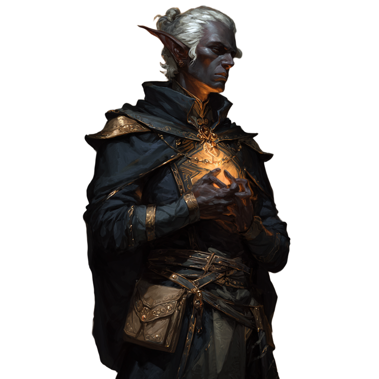 Dark Elf Warlock V3 Vinyl Car Decal Sticker – Waterproof & UV-Resistant 3.4133333333333336"