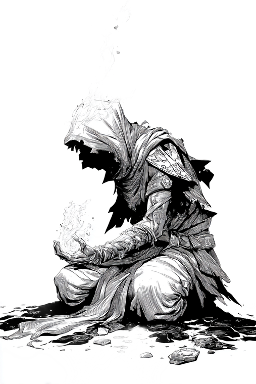 Defeated Mage Vinyl Car Decal Sticker – Waterproof & UV-Resistant 4.4