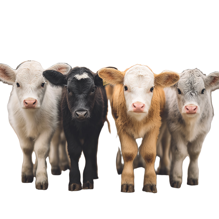 Cute Farm Cows Vinyl Car Decal Sticker – Waterproof & UV-Resistant 6.826666666666667"