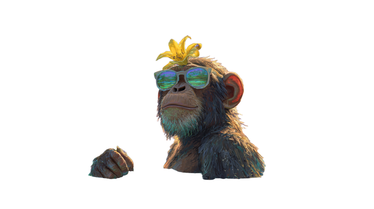 Chimpanzee In Sunglasses Vinyl Car Decal Sticker – Waterproof & UV-Resistant 5.4