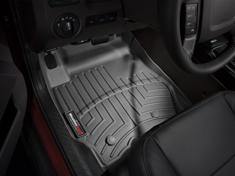 Ultimate Protection Floor Liner | Molded Fit 2010-2012 | Mercury Mariner, Ford Escape, Mazda Tribute | With Channels & Reservoir | WeatherTech TPO Material