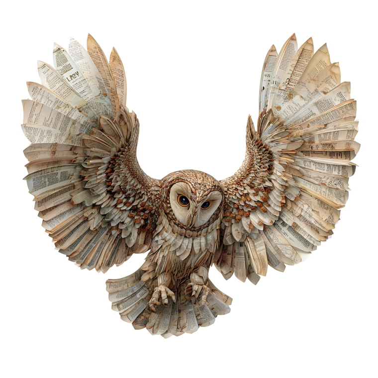 Book Owl Vinyl Car Decal Sticker – Waterproof & UV-Resistant 6.826666666666667"