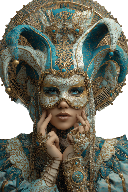 Fantasy Jester Woman Vinyl Car Decal Sticker – Waterproof & UV-Resistant 4.4