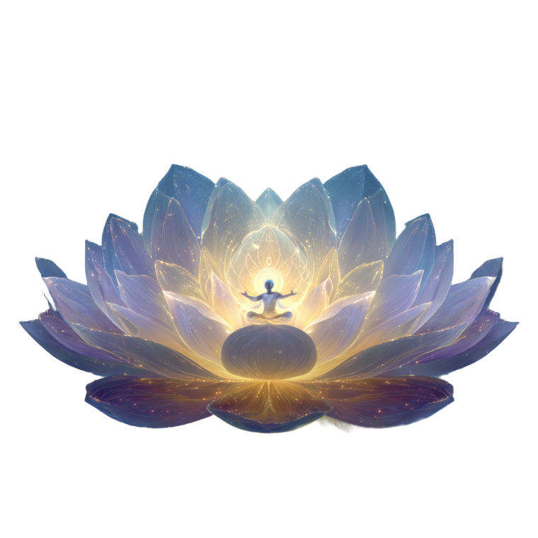 Divine Meditation Scene Vinyl Car Decal Sticker – Waterproof & UV-Resistant 3.4133333333333336"