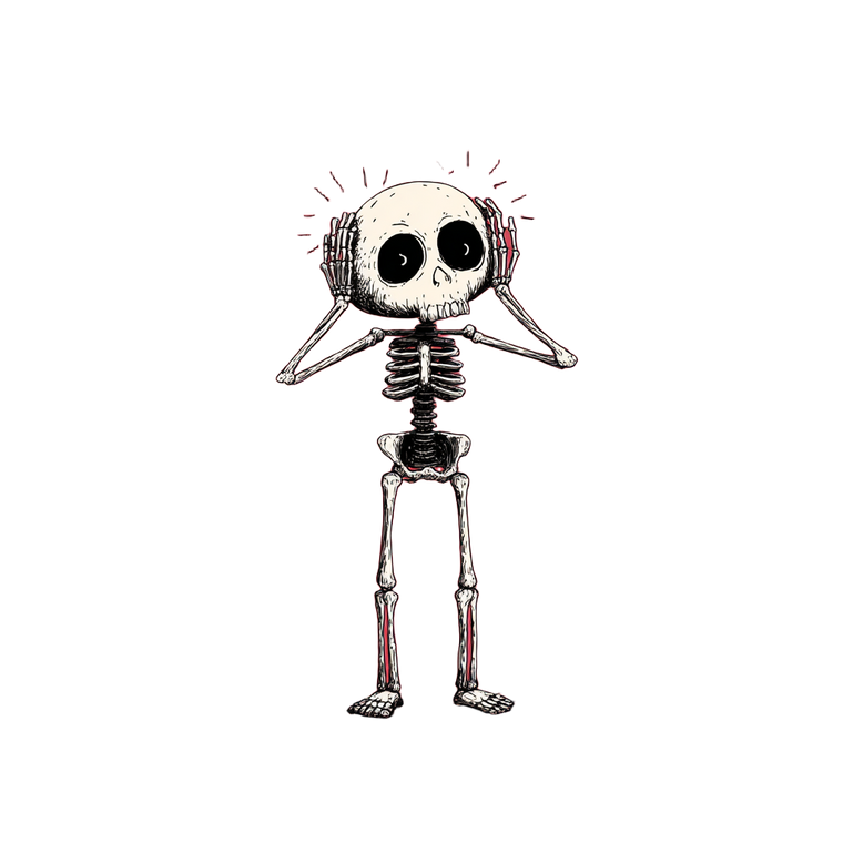 Skeleton Kid Vinyl Car Decal Sticker – Waterproof & UV-Resistant 3.4133333333333336"