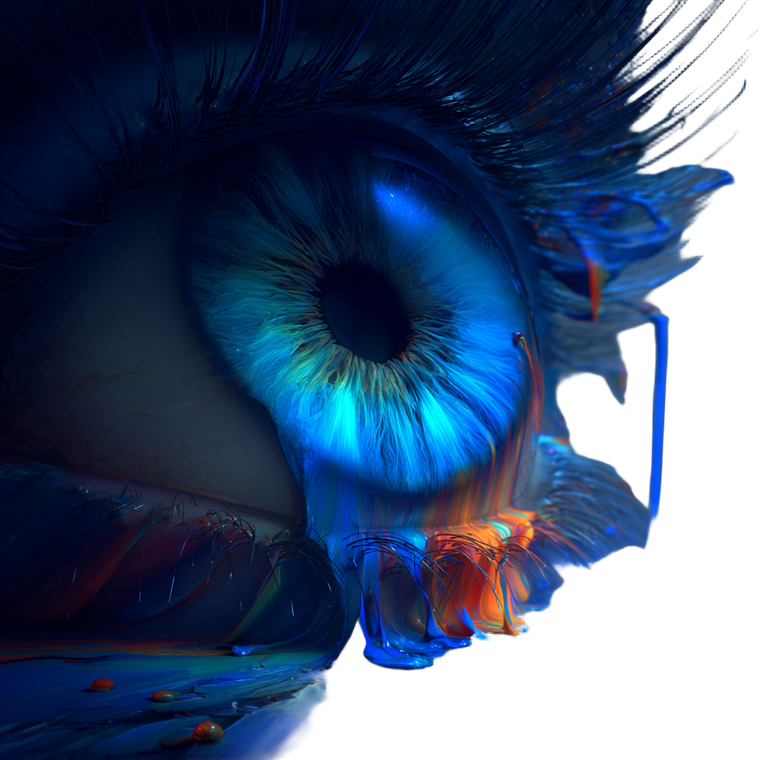 Close-Up Eye V6 Vinyl Car Decal Sticker – Waterproof & UV-Resistant 6.826666666666667"
