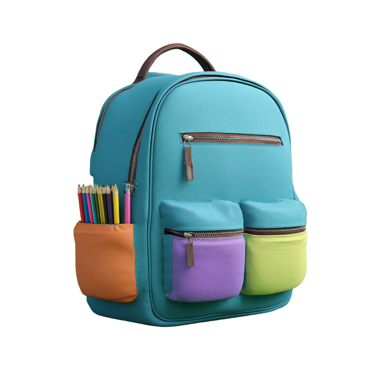 Empty School Bag Vinyl Car Decal Sticker – Waterproof & UV-Resistant 3.4133333333333336"