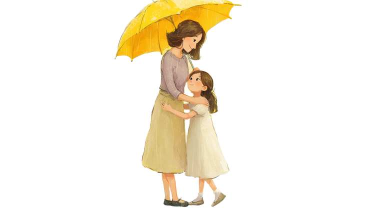 Mother And Daughter V135 Vinyl Car Decal Sticker – Waterproof & UV-Resistant 5.4