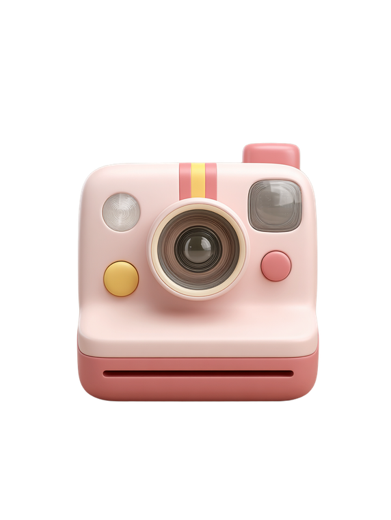 Cartoon Polaroid Camera Vinyl Car Decal Sticker – Waterproof & UV-Resistant 8.213333333333333"