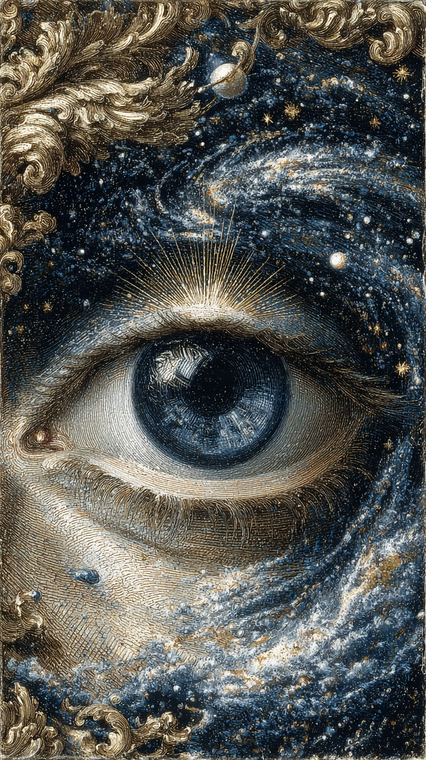 Cosmic Eye Brahman Vinyl Car Decal Sticker – Waterproof & UV-Resistant 9.706666666666667"