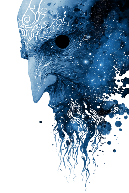 Cosmic Frost Giant Vinyl Car Decal Sticker – Waterproof & UV-Resistant 8.96"